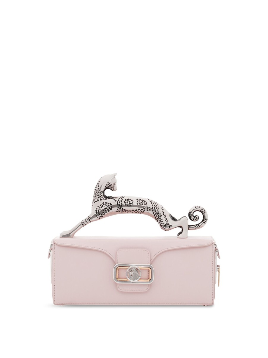 Women Lanvin Cross Body Bags | Pencil Cat Mm Rose