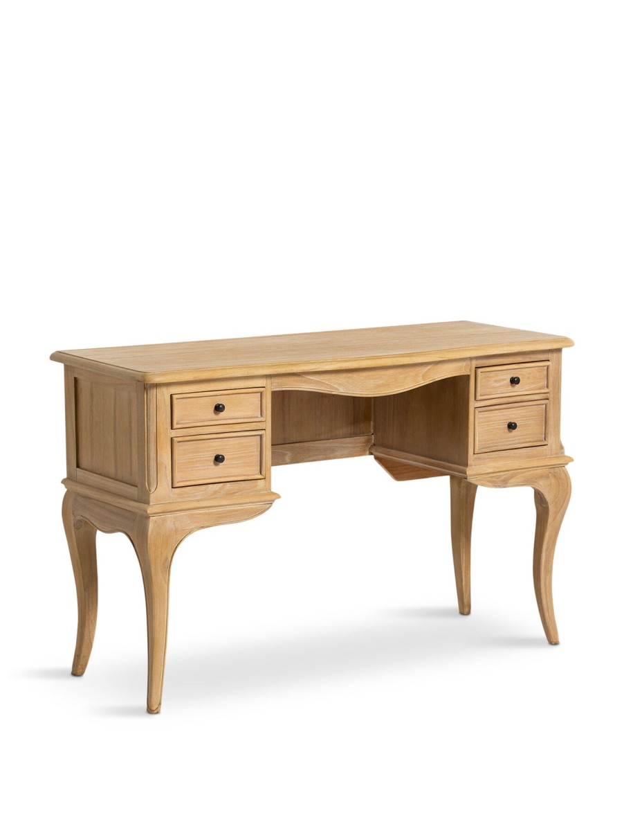 Furniture & Outdoor Barker and Stonehouse Dressing Tables | Cecile Light Wood French Style Dressing Table