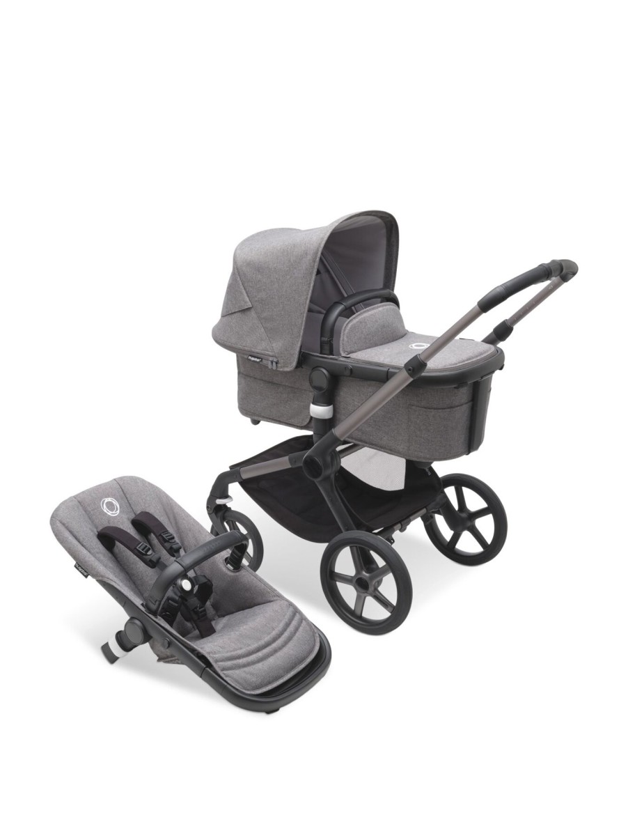 Kids Bugaboo Pushchairs & Travel | Bugaboo Fox 5 Complete Graphite/Grey Melange