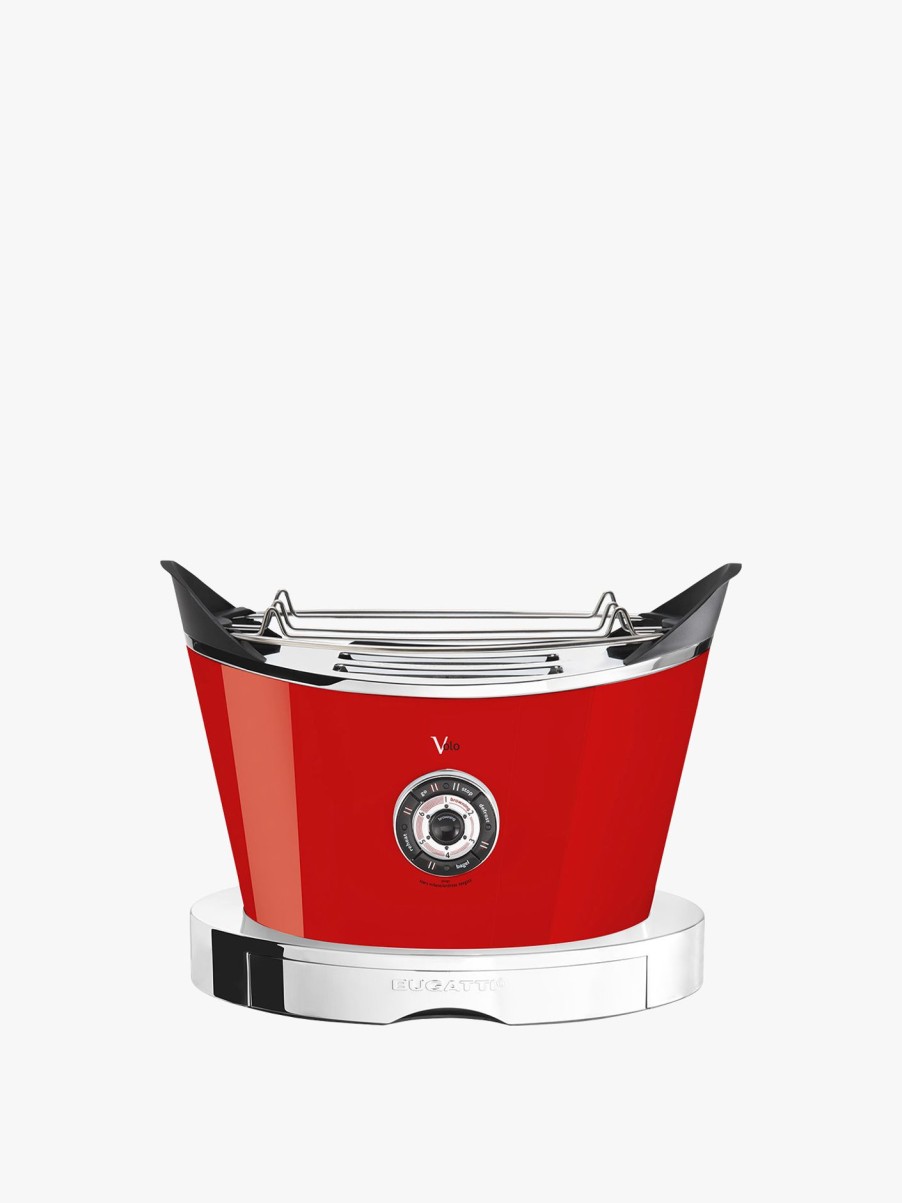 Home & Tech Bugatti Kitchen Electricals | Volo Toaster Red