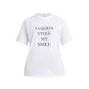 Women Victoria Beckham Tops | Slogan T-Shirt White