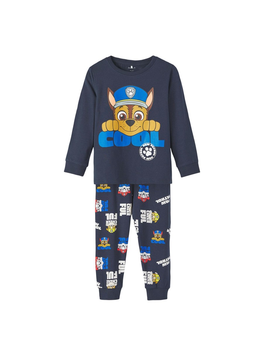 Kids Name It Nightwear | Blue Pawpatrol Pyjama Set Dark Sapphire