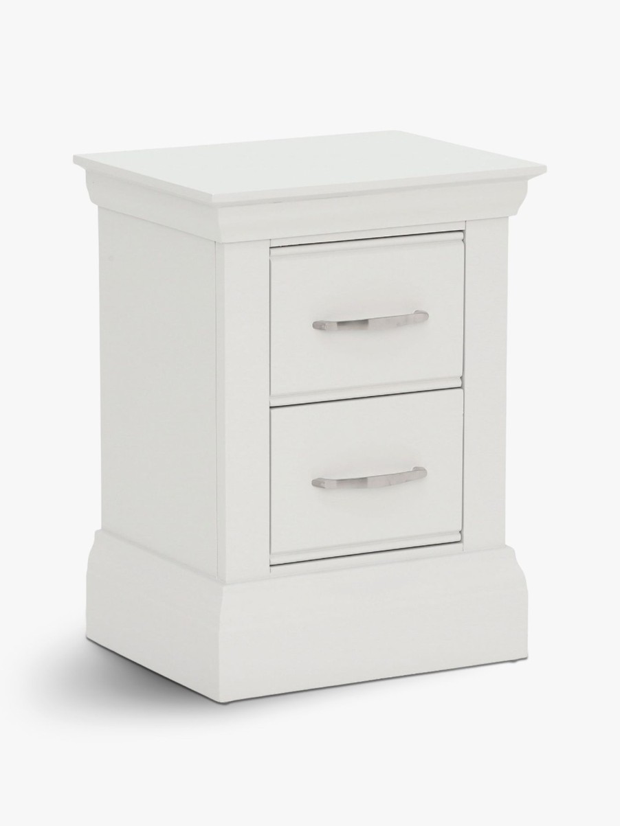 Furniture & Outdoor Barker and Stonehouse Bedside Tables | Evesham Small 2 Drawer Bedside White