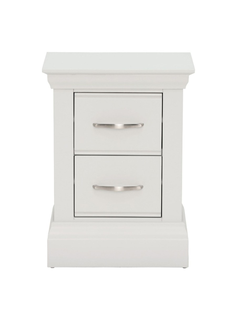 Furniture & Outdoor Barker and Stonehouse Bedside Tables | Evesham Small 2 Drawer Bedside White