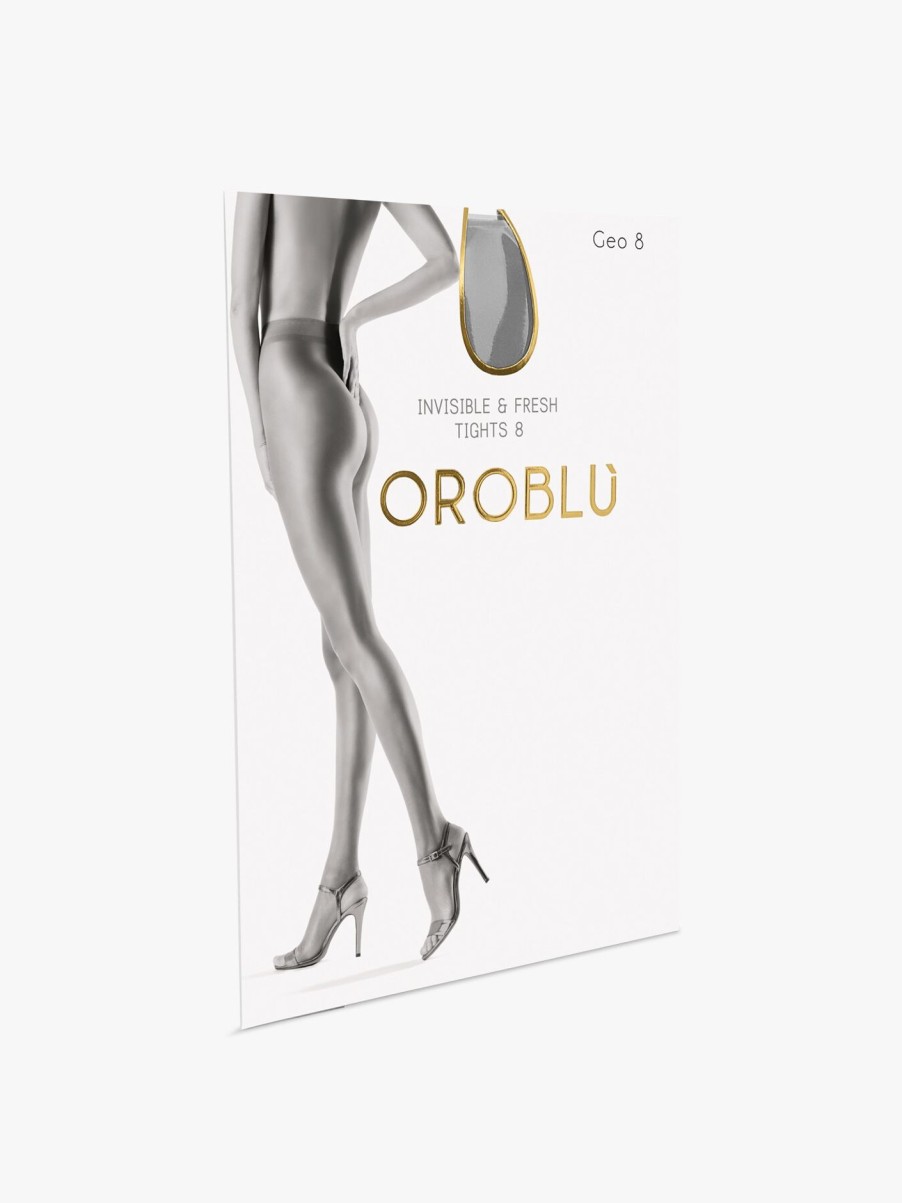 Women Oroblu Socks & Tights | Geo 8 Tights Black