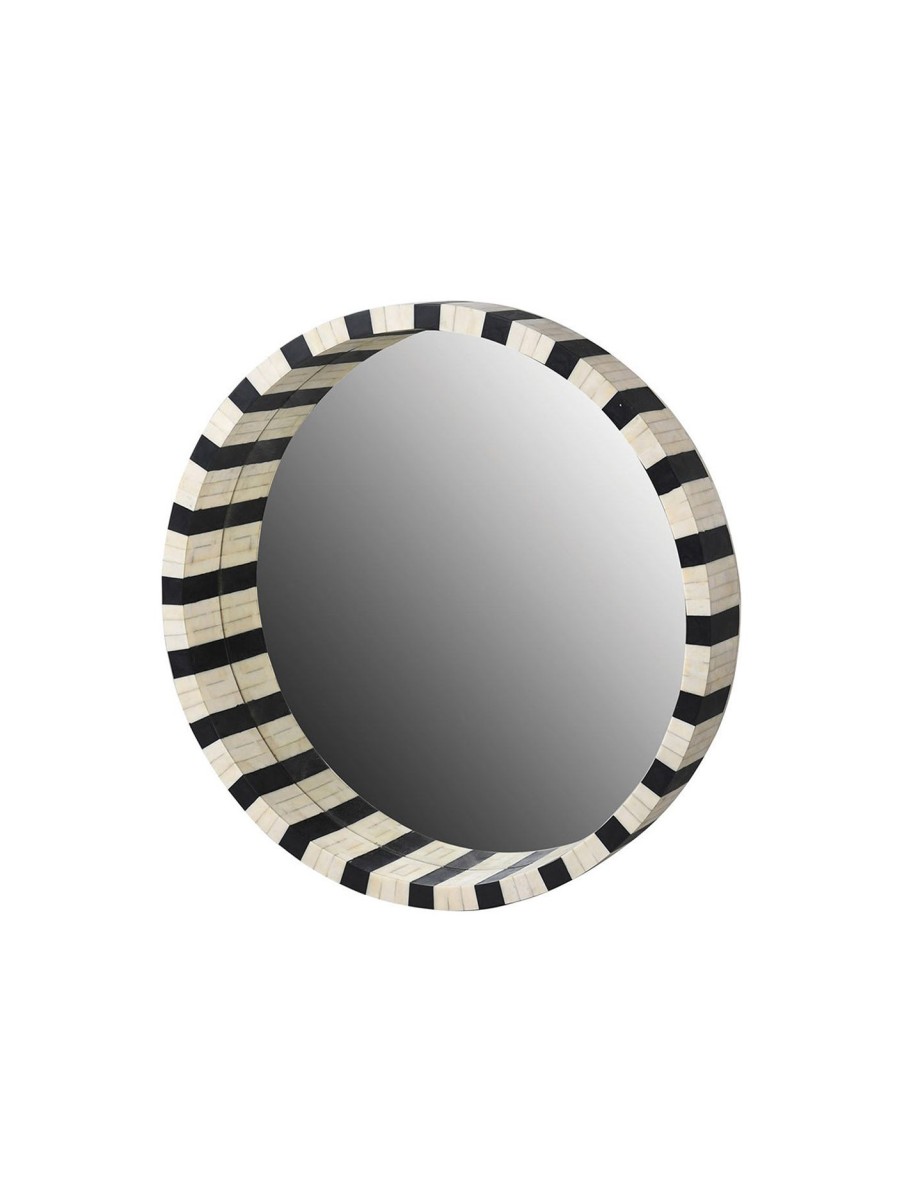 Home & Tech H&D Décor Mirrors | Porthole Bone Mirror