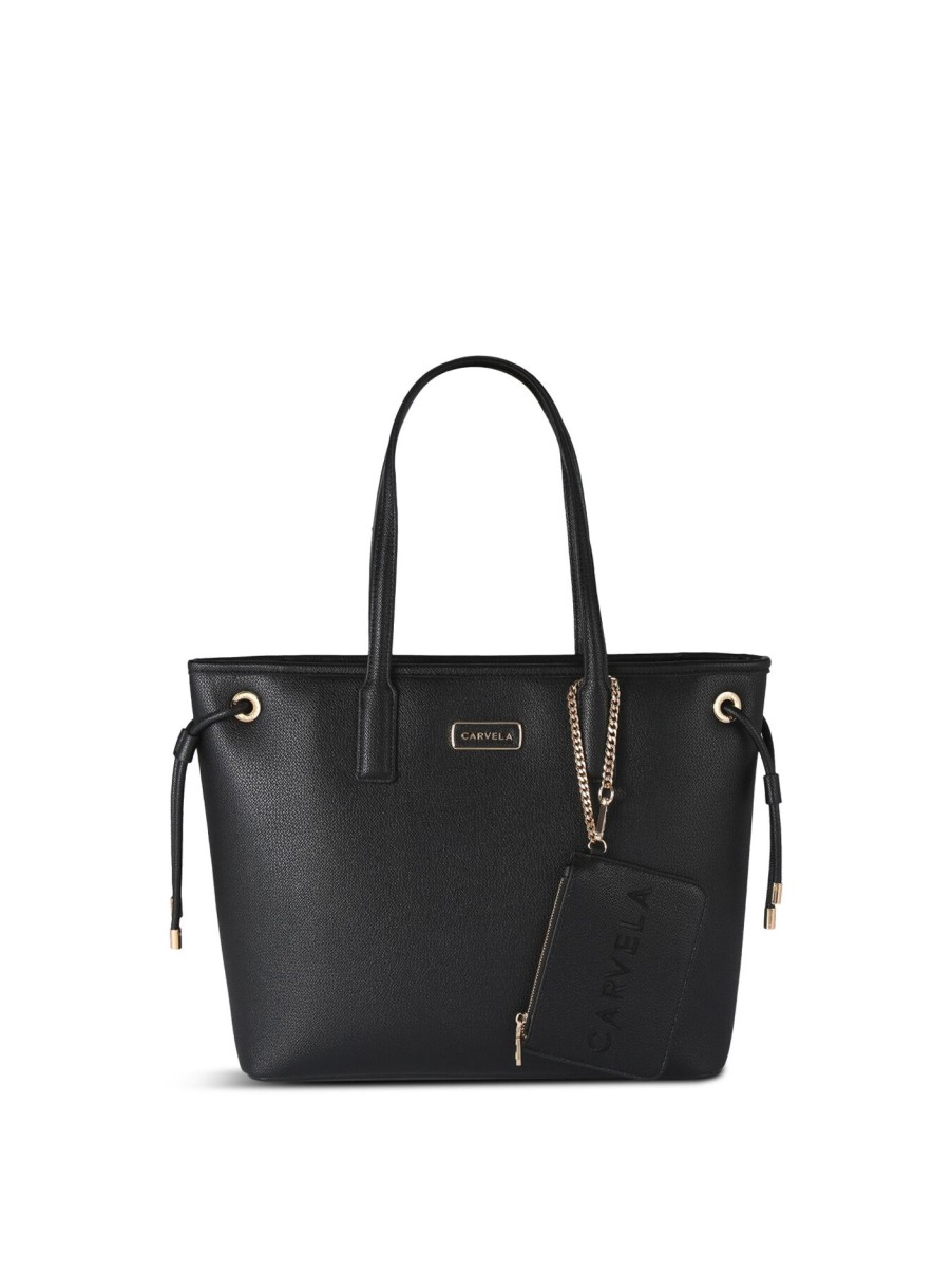 Men CARVELA | Carrie Tote Black