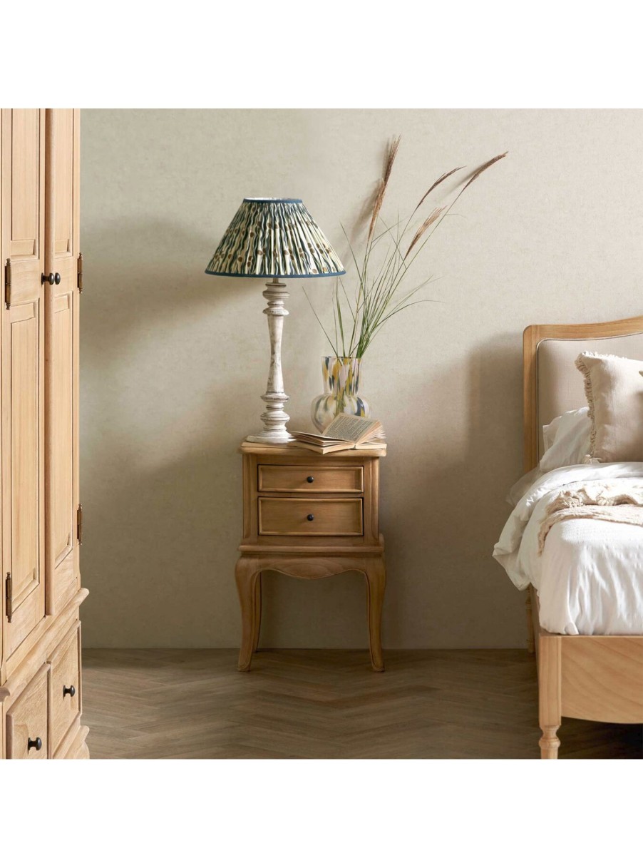 Furniture & Outdoor Barker and Stonehouse Bedside Tables | Cecile Light Wooden French Style 2 Drawer Bedside Table