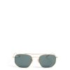 Women Ray-Ban Sunglasses | Angular Polarised Metal Sunglasses Arista/Polar Grey