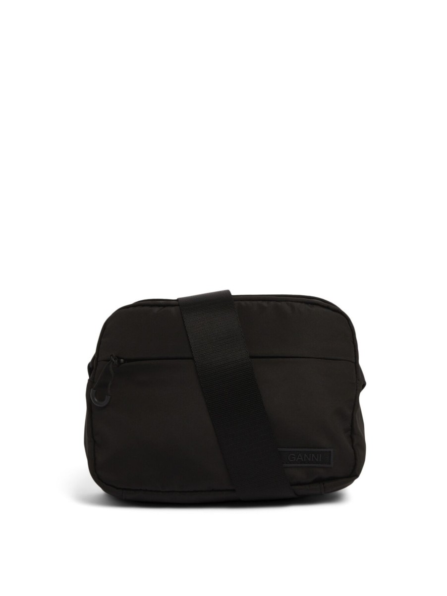 Women GANNI Cross Body Bags | Festival Bag Black