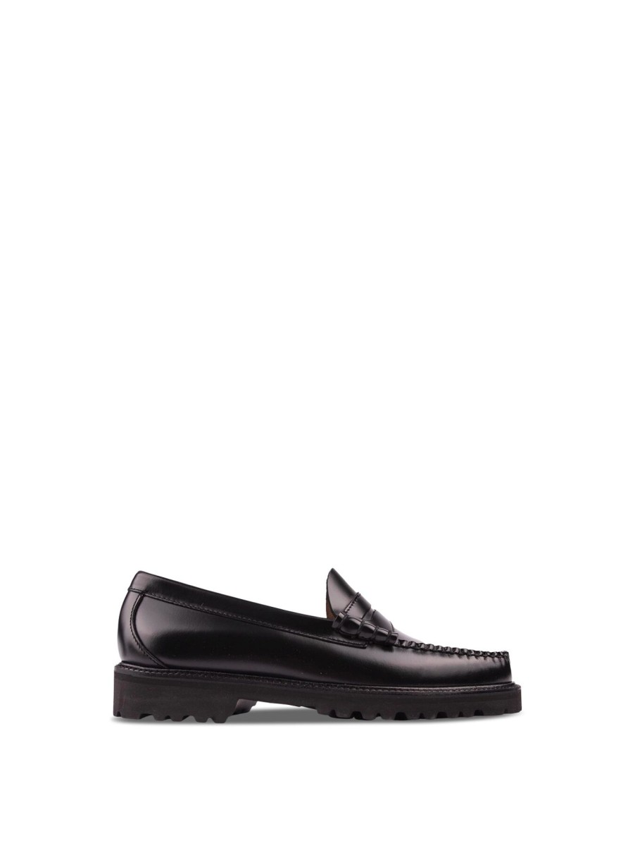 Men Bass Formal Shoes | Bass Larson Penny Shoes Black