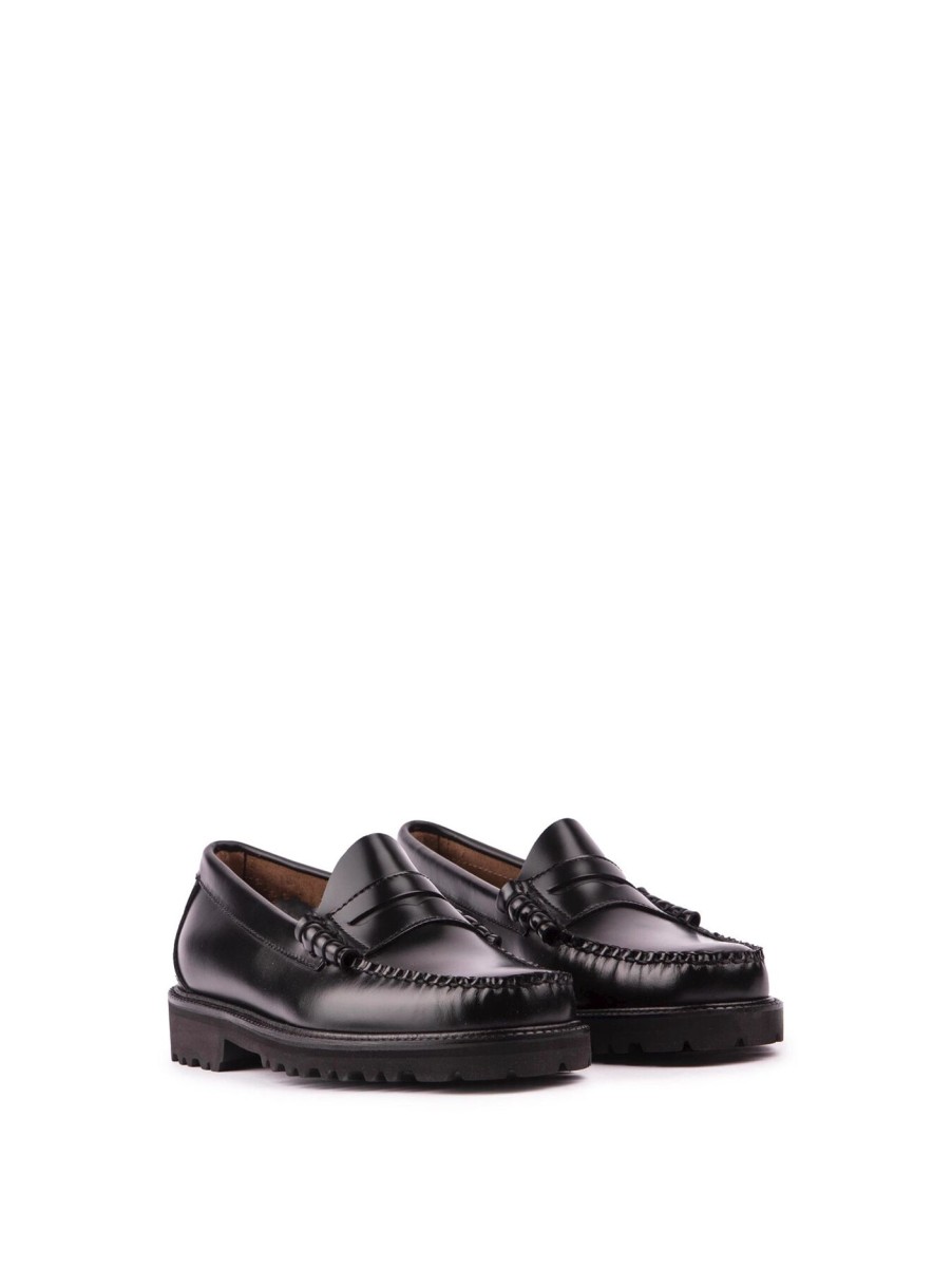 Men Bass Formal Shoes | Bass Larson Penny Shoes Black