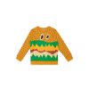 Kids Stella McCartney Sweatshirts & Knitwear | Printed Fleece Burger Spots Aop Sweatshirt Giallo/Giallo