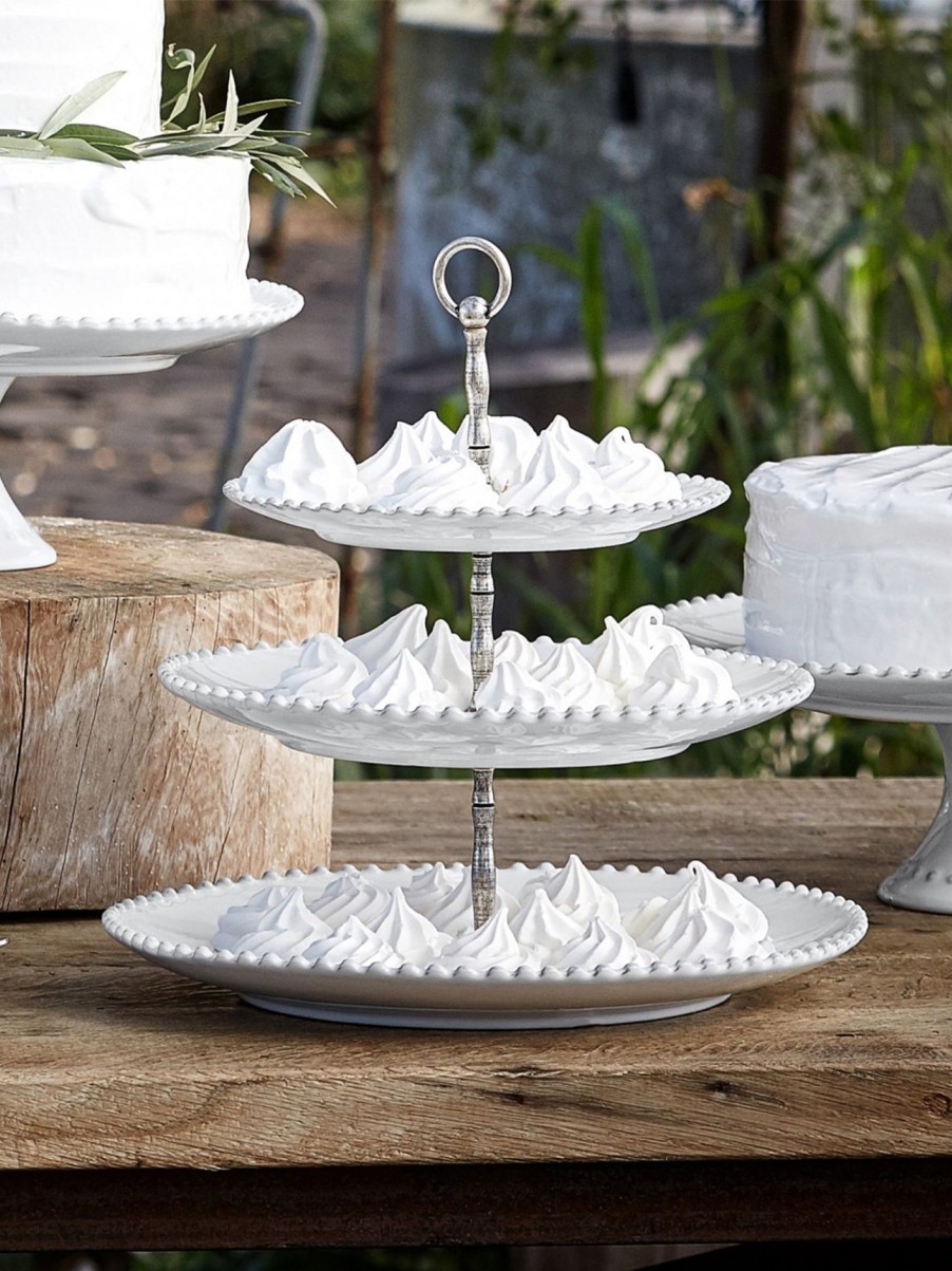 Home & Tech Costa Nova Baking | Pearl Centrepiece Cakestand White