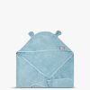 Kids Shnuggle Bathing & Changing | Shnuggle Wearable Towel With Ears Blue