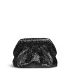 Women Themoire Clutch Bags | Tia Clutch Sparkling Black