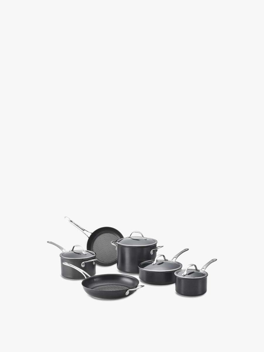 Home & Tech Anolon Cookware | Anolon X Non Stick 6 Piece Cookware Set Black