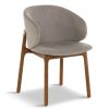 Furniture & Outdoor Barker and Stonehouse Dining Chairs | Ren Grey Fabric Curved Dining Chair