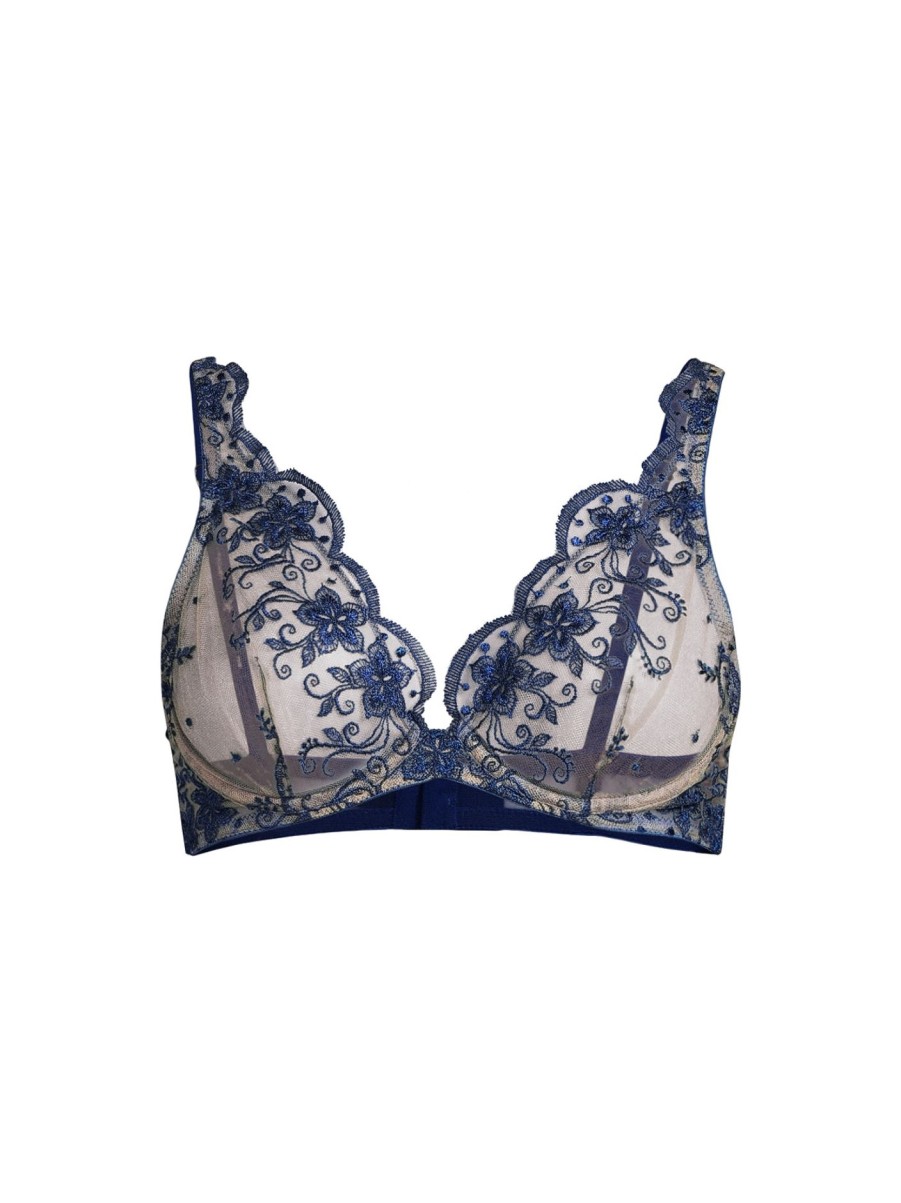 Women I.D.Sarrieri Lingerie | Sunset Underwired Triangle Cup Bra Indigo