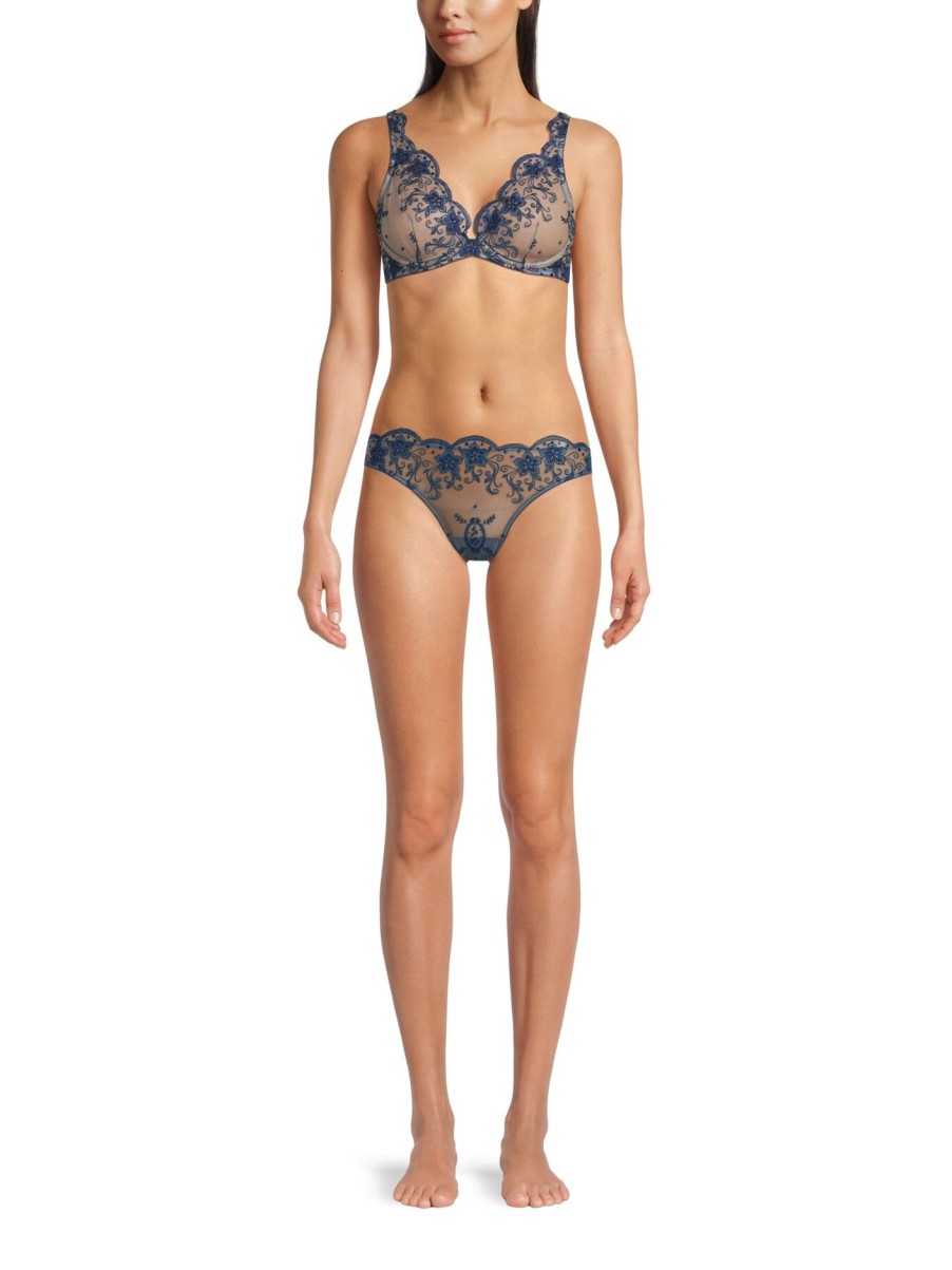 Women I.D.Sarrieri Lingerie | Sunset Underwired Triangle Cup Bra Indigo