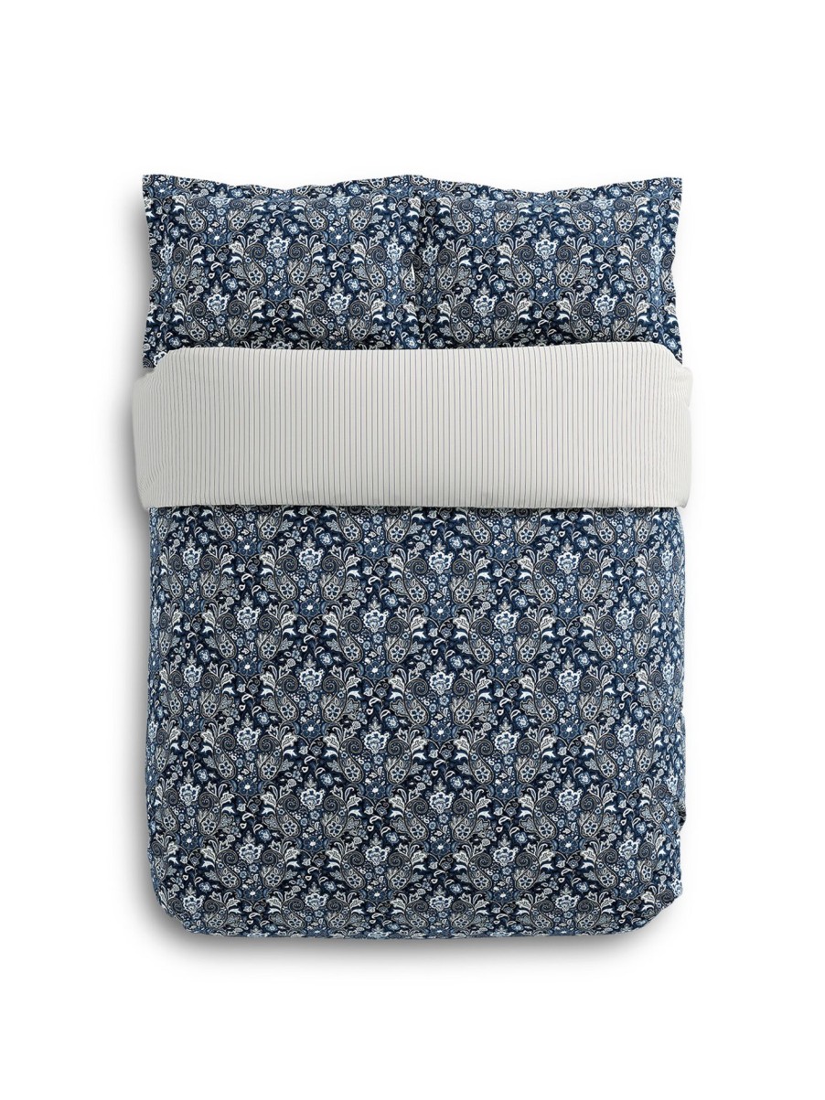 Home & Tech Bedeck of Belfast Bed Linen | Yara Cover Set Navy