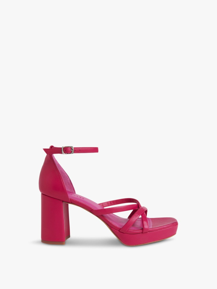 Women Whistles Heels | Selene Platform Heeled Sandal Pink