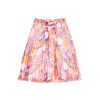 Kids GUESS Skirts | Pleated Chiffon Midi Skirt Orange Rose Circle