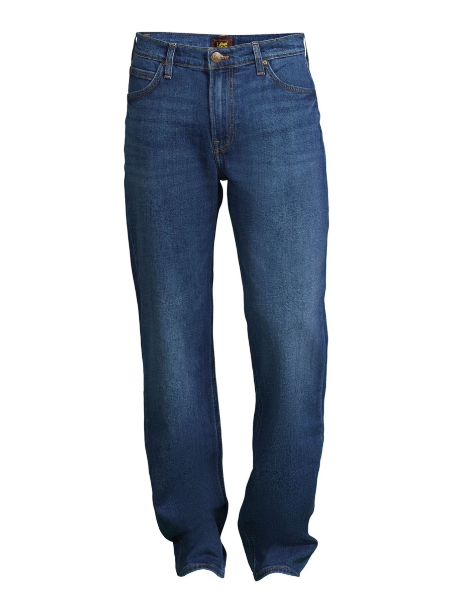 Men Lee Jeans | West Relaxed Fit Jeans Worn In