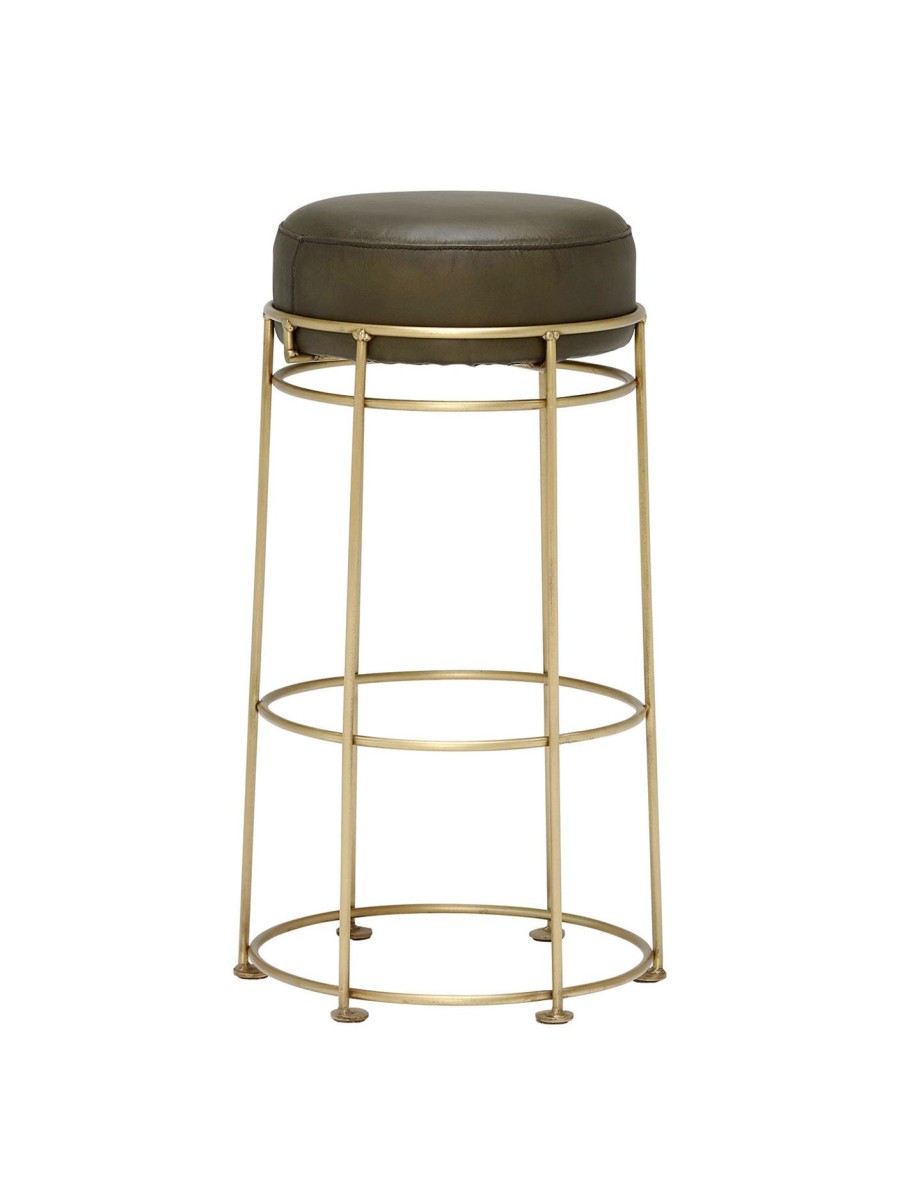 Furniture & Outdoor Barker and Stonehouse Counter & Bar Stools | Nola Barstool, Light Olive Matt