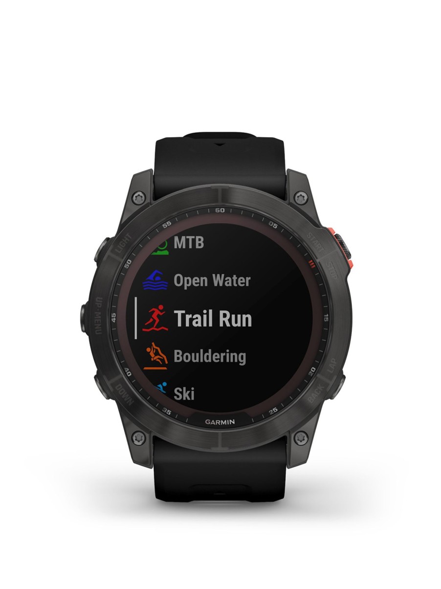 Home & Tech Garmin Smart Tech | Fenix 7X Slate Grey With Black Band