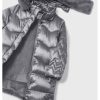 Kids Mayoral Coats & Jackets | Long Puffer Jacket Steel