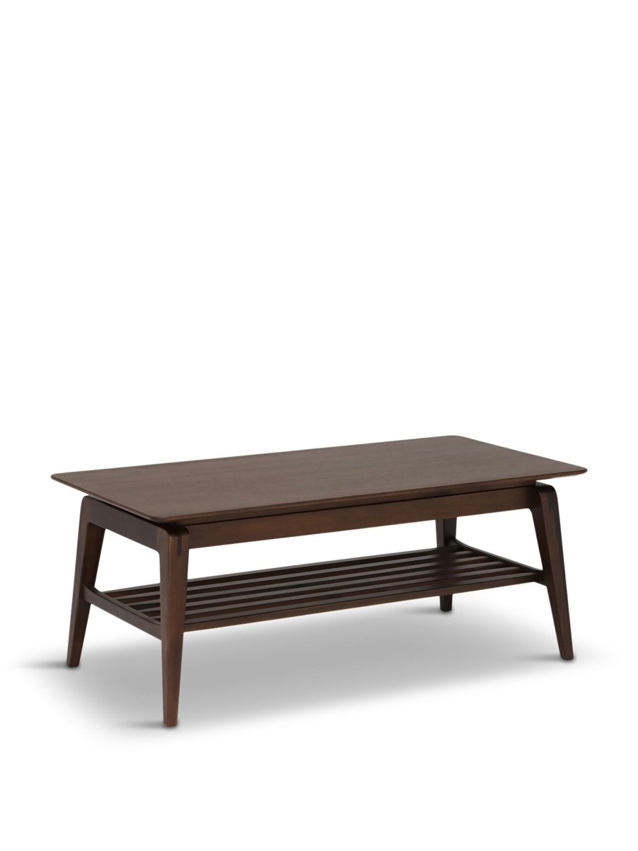 Furniture & Outdoor Barker and Stonehouse Coffee Tables | Ercol Lugo Dark Wood Coffee Table