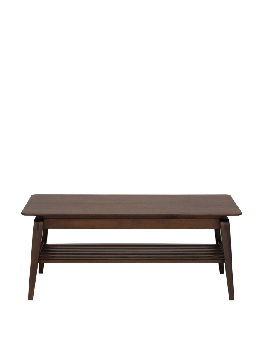 Furniture & Outdoor Barker and Stonehouse Coffee Tables | Ercol Lugo Dark Wood Coffee Table