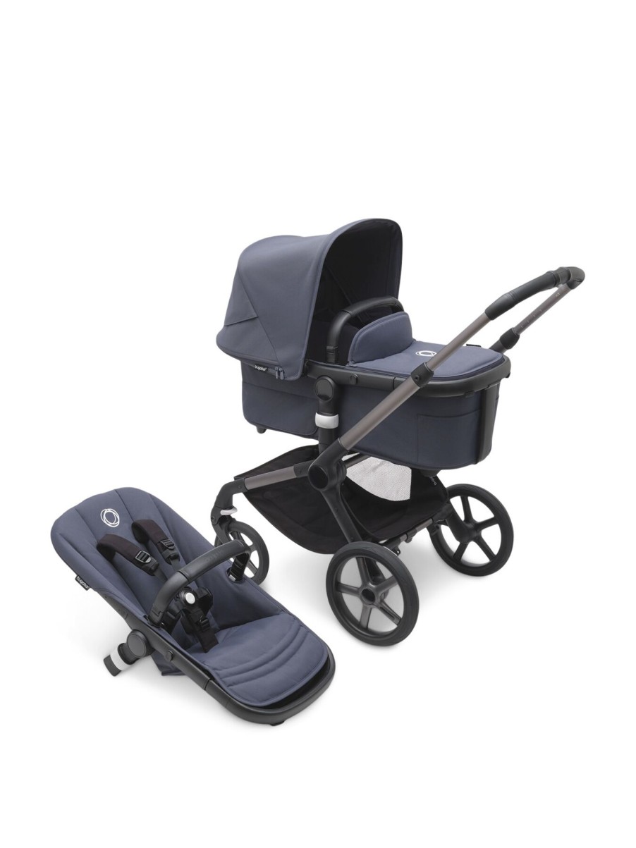 Kids Bugaboo Pushchairs & Travel | Bugaboo Fox 5 Complete Graphite/Stormy Blue