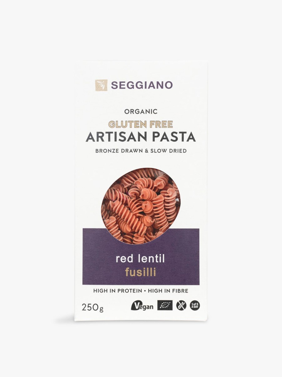 Food & Drink Seggiano Pasta | Gluten Free Red Lentil Fusilli 250G