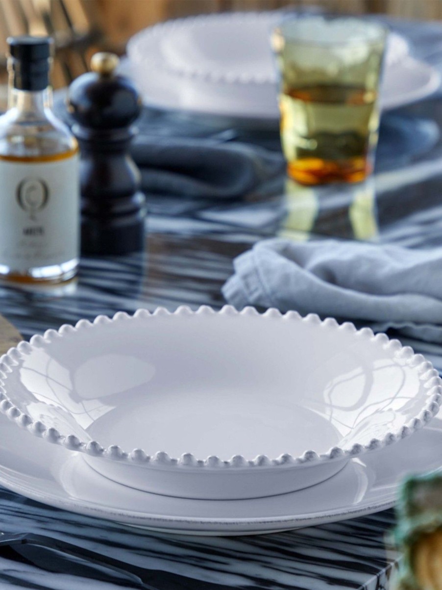 Home & Tech Costa Nova Tableware & Cutlery | Pearl Soup Pasta Plate White