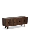 Furniture & Outdoor Barker and Stonehouse Tv Stands & Cabinets | Agra Dark Wood 160Cm Tv Unit