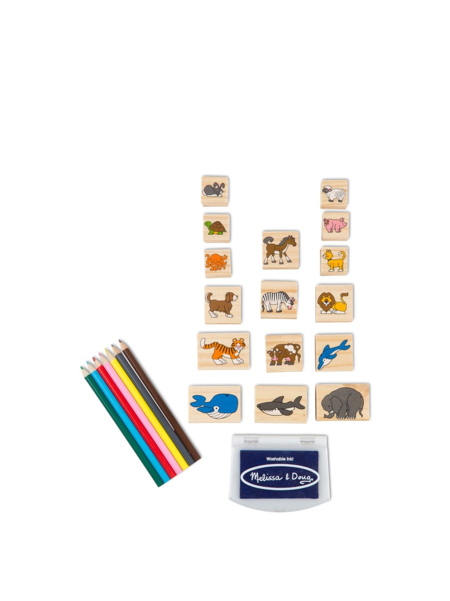 Kids Melissa & Doug Arts & Crafts | Animal Stamp Set