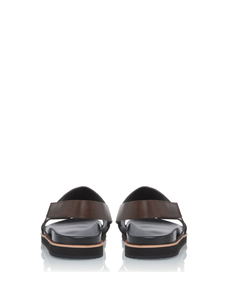 Men Dune London Sandals | Idda Brown