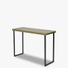 Furniture & Outdoor Dar Lighting Console Tables | Aston Oak Style Effect Console Table Oak Effect Veneer