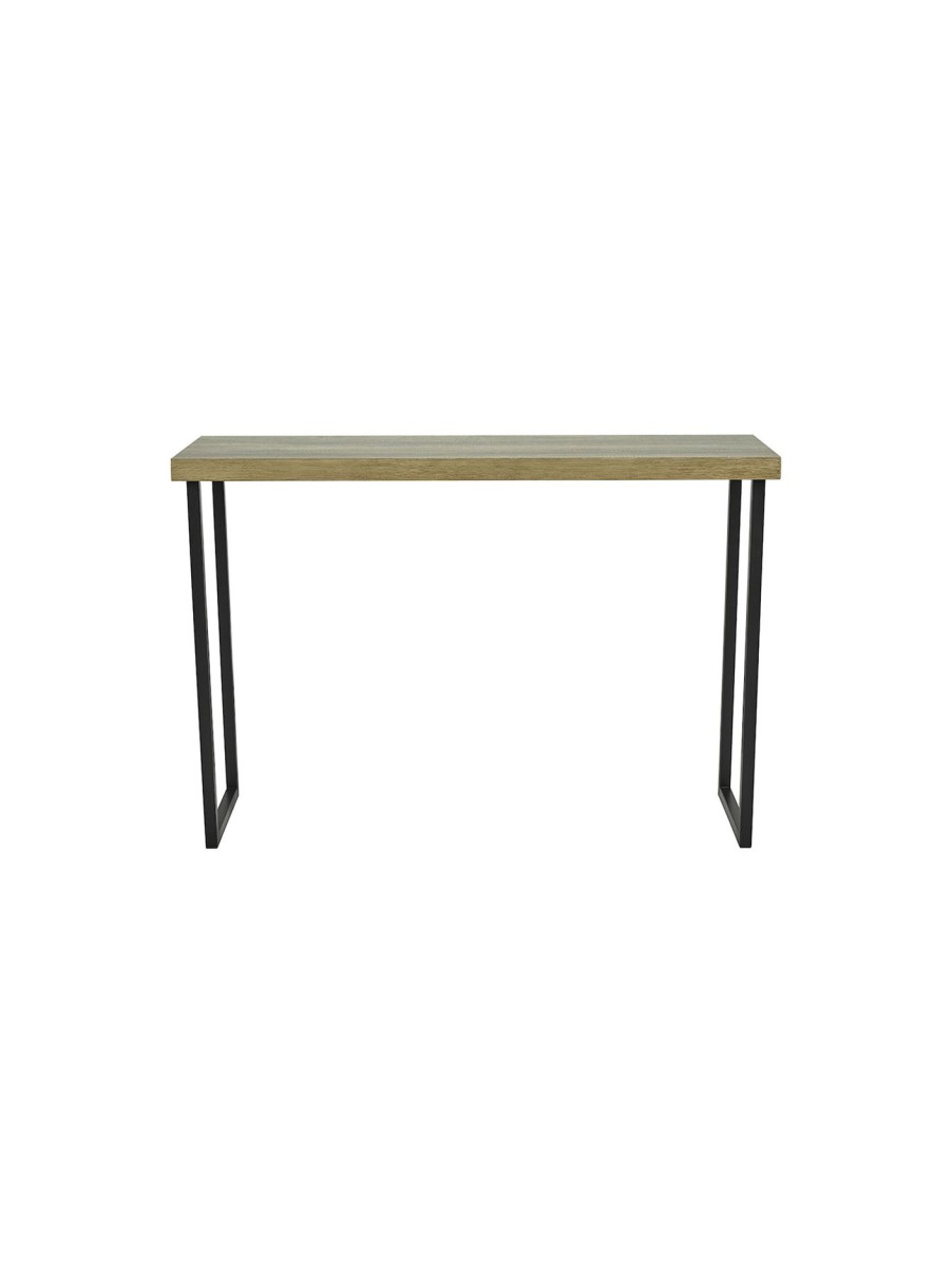 Furniture & Outdoor Dar Lighting Console Tables | Aston Oak Style Effect Console Table Oak Effect Veneer