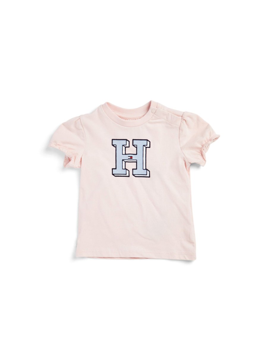 Kids Tommy Hilfiger Tops | Baby Ithaca H Tee Whimsy Pink