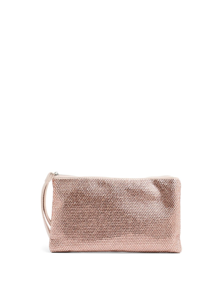 Women Anna Cecere Purses & Wallets | Top Zip Pouch Champagne