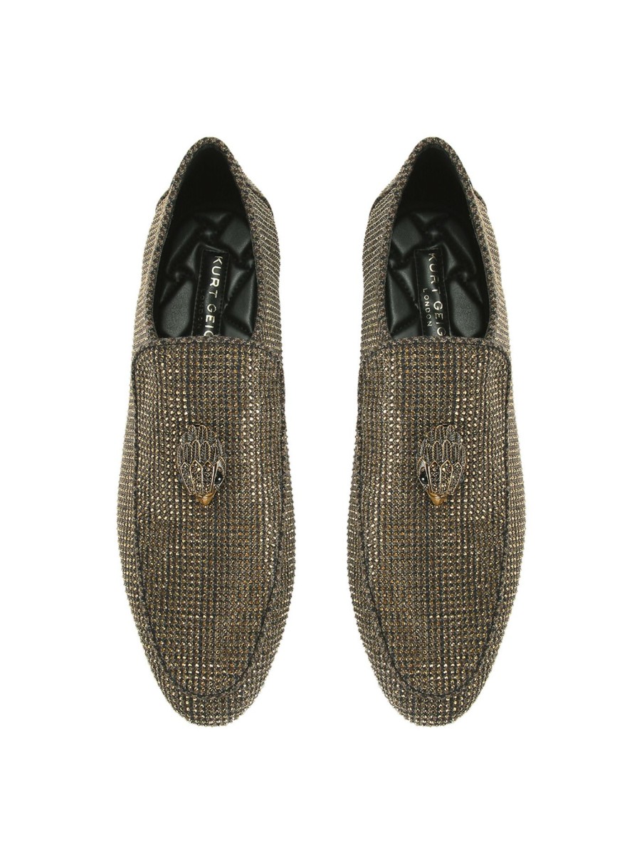 Men KURT GEIGER LONDON Loafers | Hugh Eagle Herringbone Brown