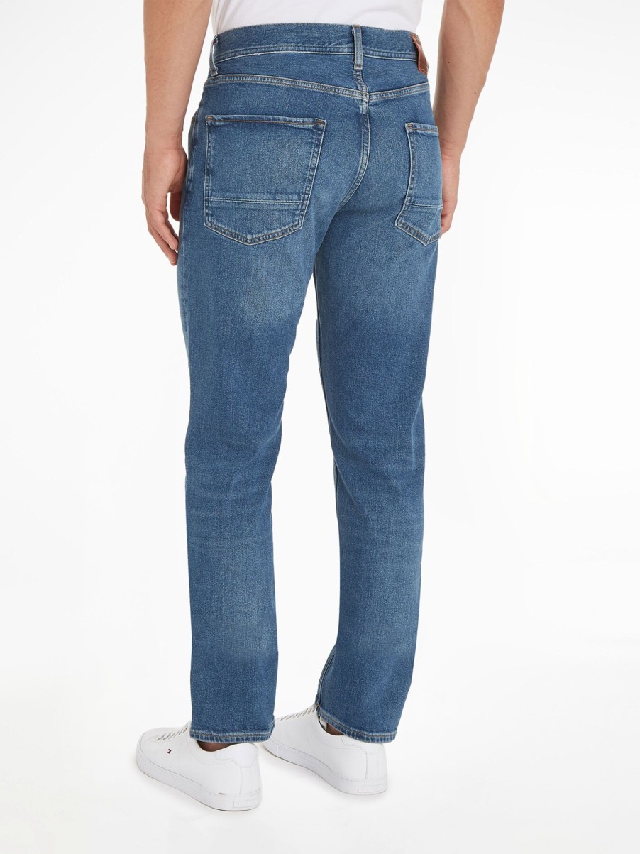 Men Tommy Hilfiger Jeans | Core Straight Denton Jeans Boston Indigo