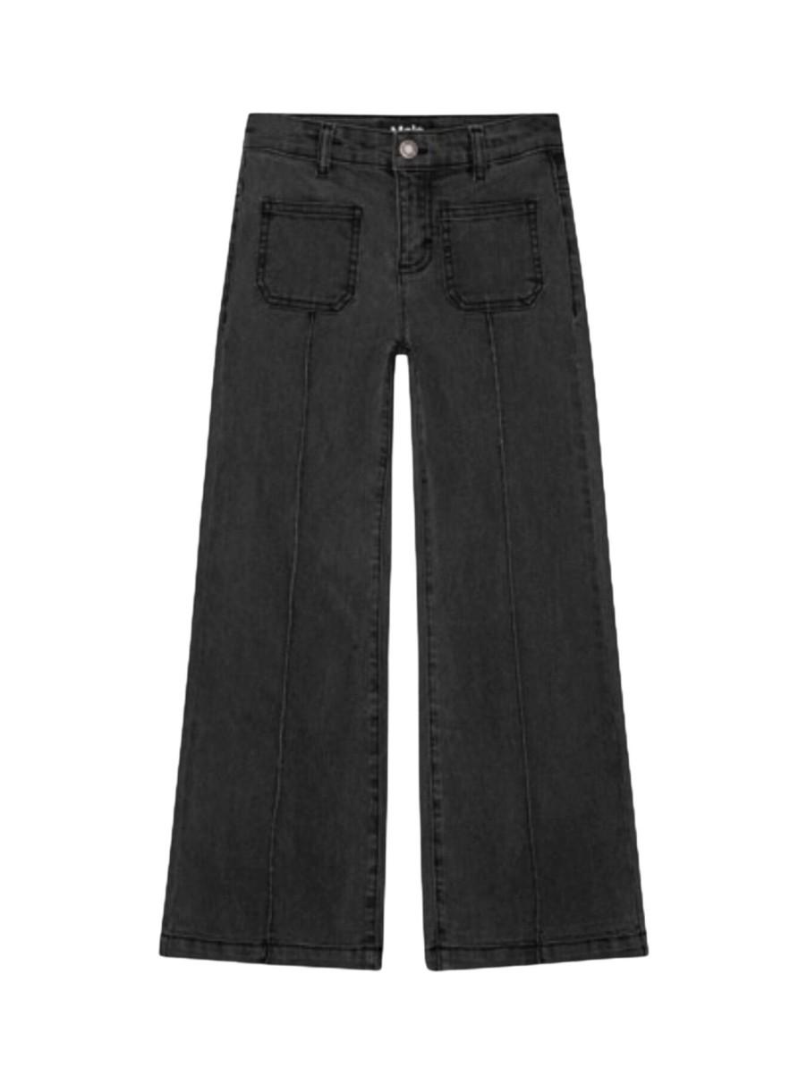 Kids Molo Trousers & Shorts | Adina Woven Pants Charcoal