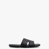 Men Dune London Sandals | Incense Black