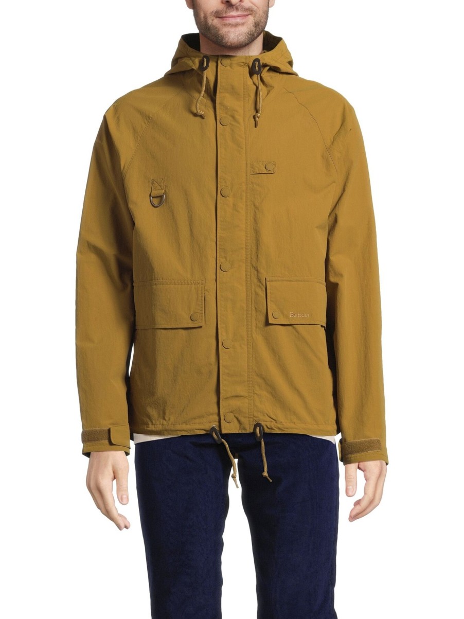 Men Barbour Coats & Jackets | Hooded Utility Spey Jacket Cumin