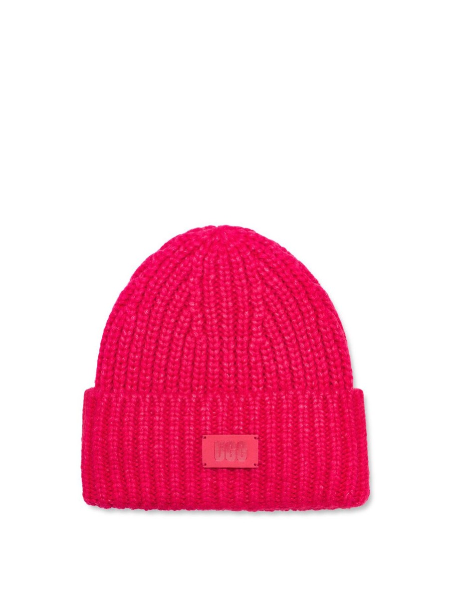 Kids Ugg Accessories | Chunky Knit Set Cerise