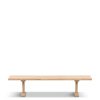 Furniture & Outdoor Heal's Dining Bench | Lisbon Bench White Oak Straight Edge